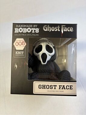 Handmade By Robots Ghost Face #008 Knit Series Vinyl Figure NIB Scream O